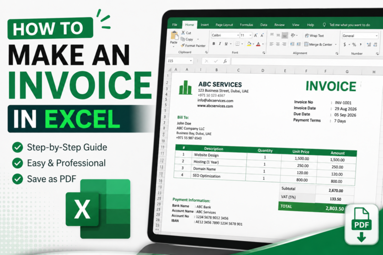 How to Make an Invoice in Excel